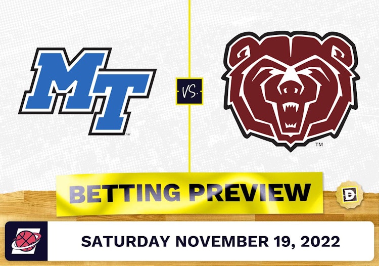 Middle Tennessee vs. Missouri State CBB Prediction and Odds - Nov 19, 2022