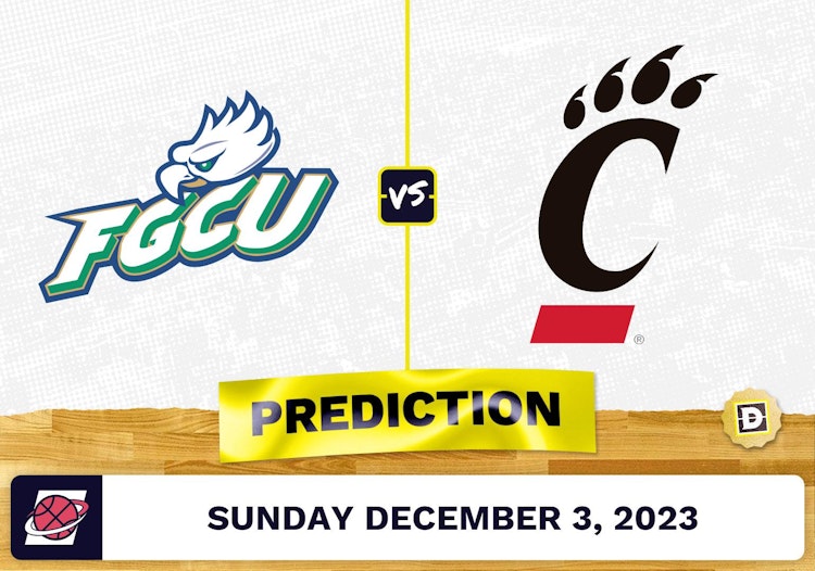 Florida Gulf Coast vs. Cincinnati Basketball Prediction - December 3, 2023