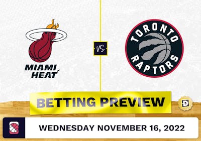 Heat vs. Raptors Prediction and Odds - Nov 16, 2022