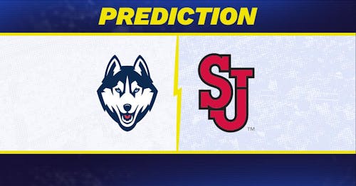 UConn vs. St. John's prediction: Connecticut favored to win men's college basketball matchup [3/14/2026]