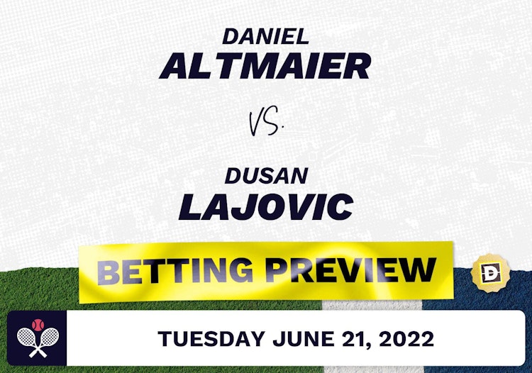 Daniel Altmaier vs. Dusan Lajovic Predictions - Jun 21, 2022