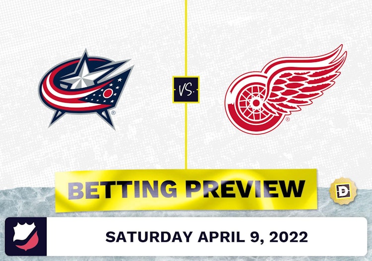 Blue Jackets vs. Red Wings Prediction and Odds - Apr 9, 2022