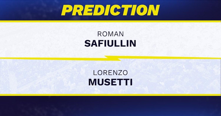 Roman Safiullin vs Lorenzo Musetti Tennis Prediction.