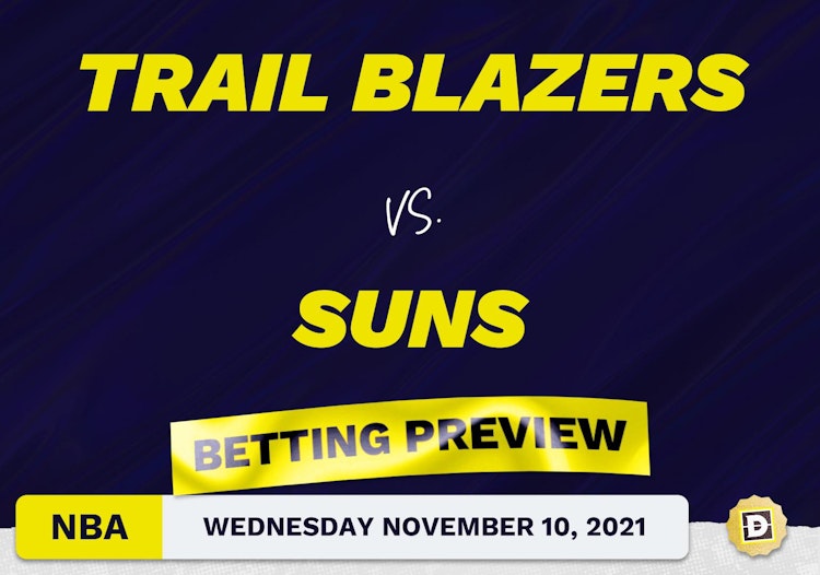 Trail Blazers vs. Suns Predictions and Odds - Nov 10, 2021