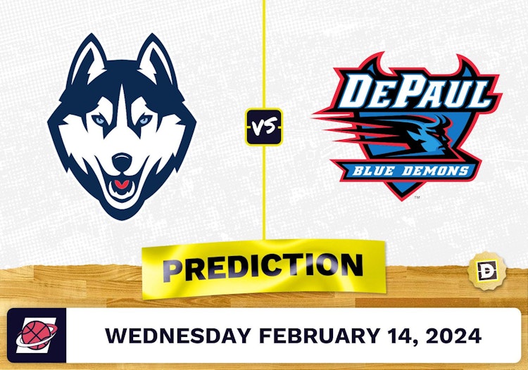 Connecticut vs. DePaul Prediction, Odds, College Basketball Picks [2/14/2024]