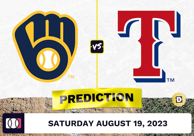 Brewers vs. Rangers Prediction for MLB Saturday [8/19/2023]