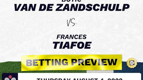 Botic Van de Zandschulp vs. Frances Tiafoe Predictions - Aug 4, 2022