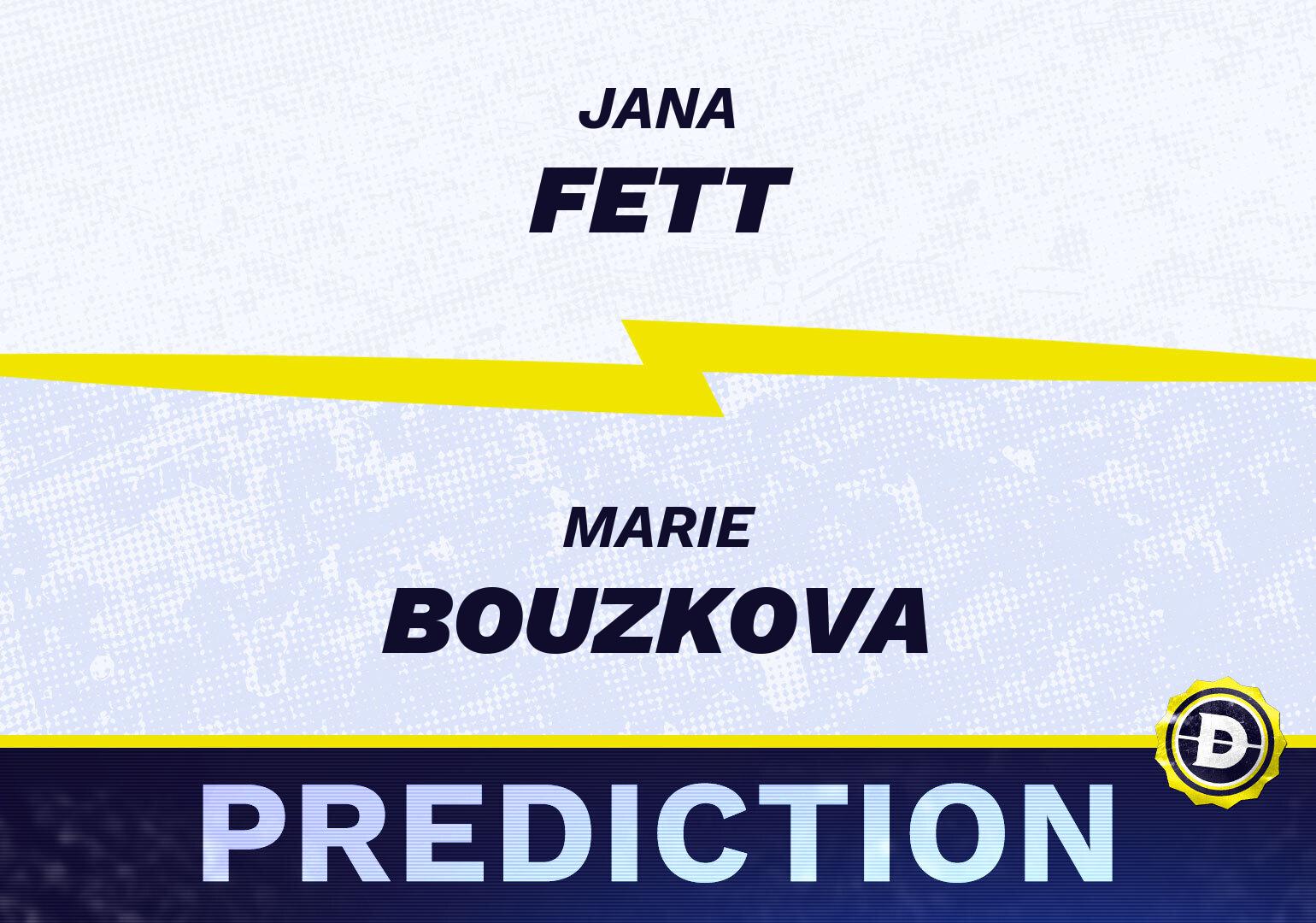 Jana Fett vs. Marie Bouzkova Prediction, Odds, Picks for French Open 2024