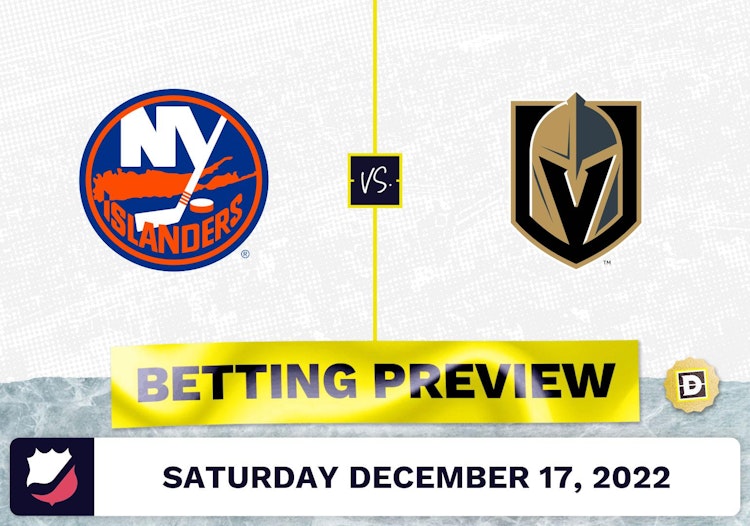 Islanders vs. Golden Knights Prediction and Odds - Dec 17, 2022