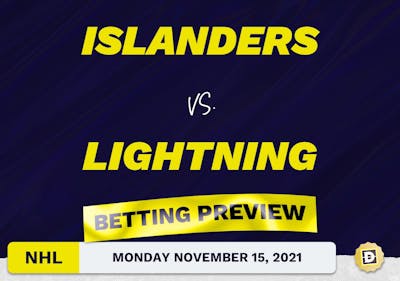 Islanders vs. Lightning Predictions and Odds - Nov 15, 2021