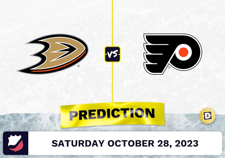 Ducks vs. Flyers Prediction and Odds - October 28, 2023