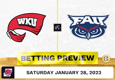 Western Kentucky vs. Florida Atlantic CBB Prediction and Odds - Jan 28, 2023