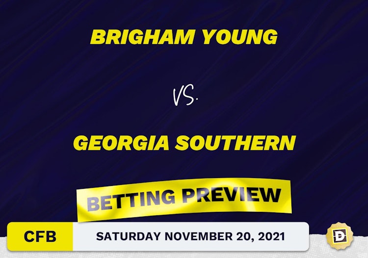 Brigham Young vs. Georgia Southern CFB Predictions and Odds - Nov 20, 2021