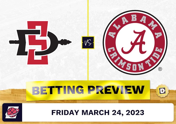 San Diego State vs. Alabama March Madness Prediction - Mar 24, 2023
