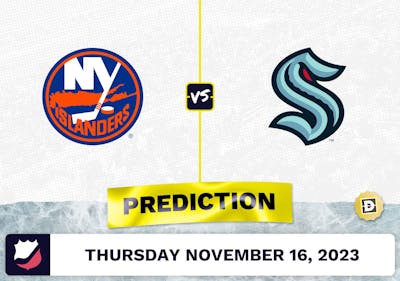 Islanders vs. Kraken Prediction and Odds - November 16, 2023