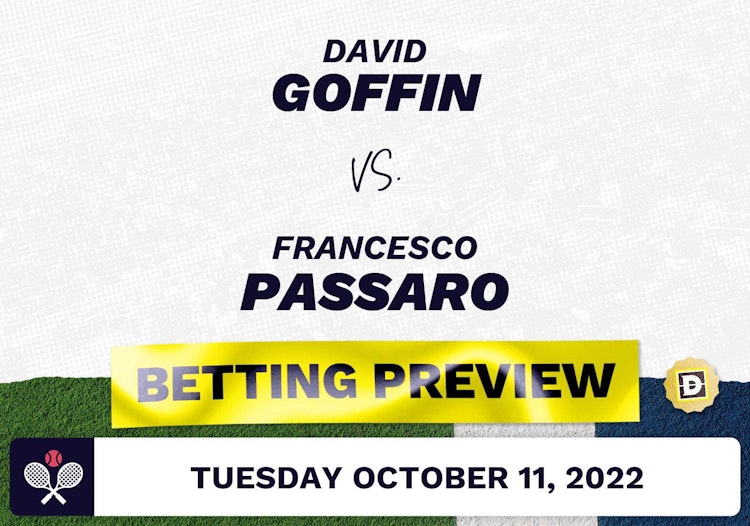 David Goffin vs. Francesco Passaro Predictions - Oct 11, 2022