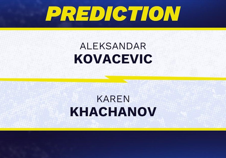 Aleksandar Kovacevic vs Karen Khachanov Tennis Prediction.