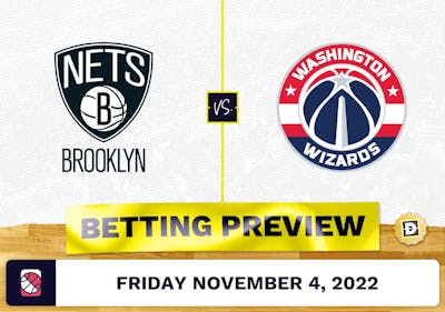 Nets vs. Wizards Prediction and Odds - Nov 4, 2022