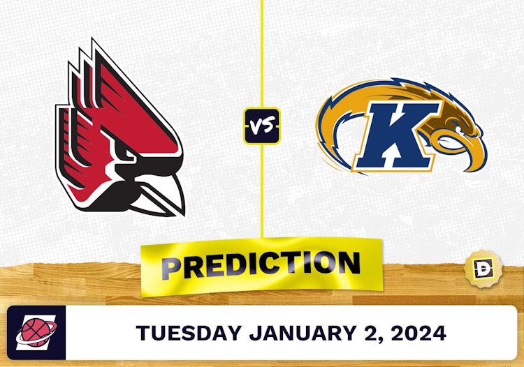 Ball State vs. Kent State Prediction, Odds, College Basketball Picks  [1/2/2024]