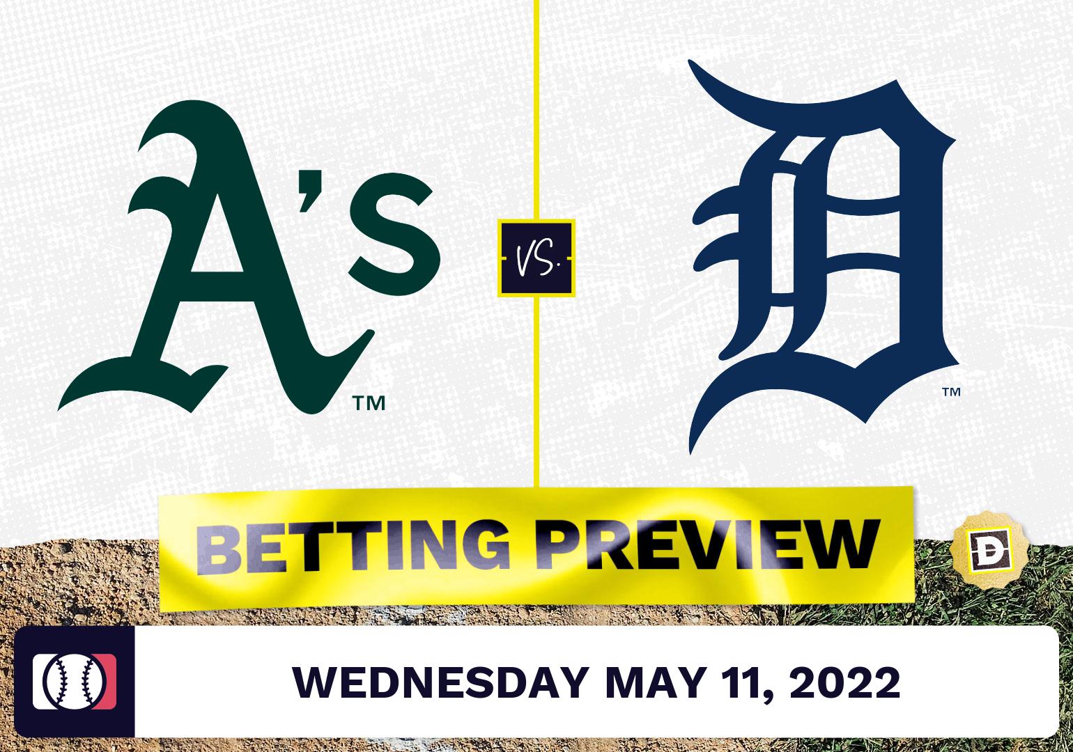 Athletics vs. Tigers Prediction and Odds - May 11, 2022