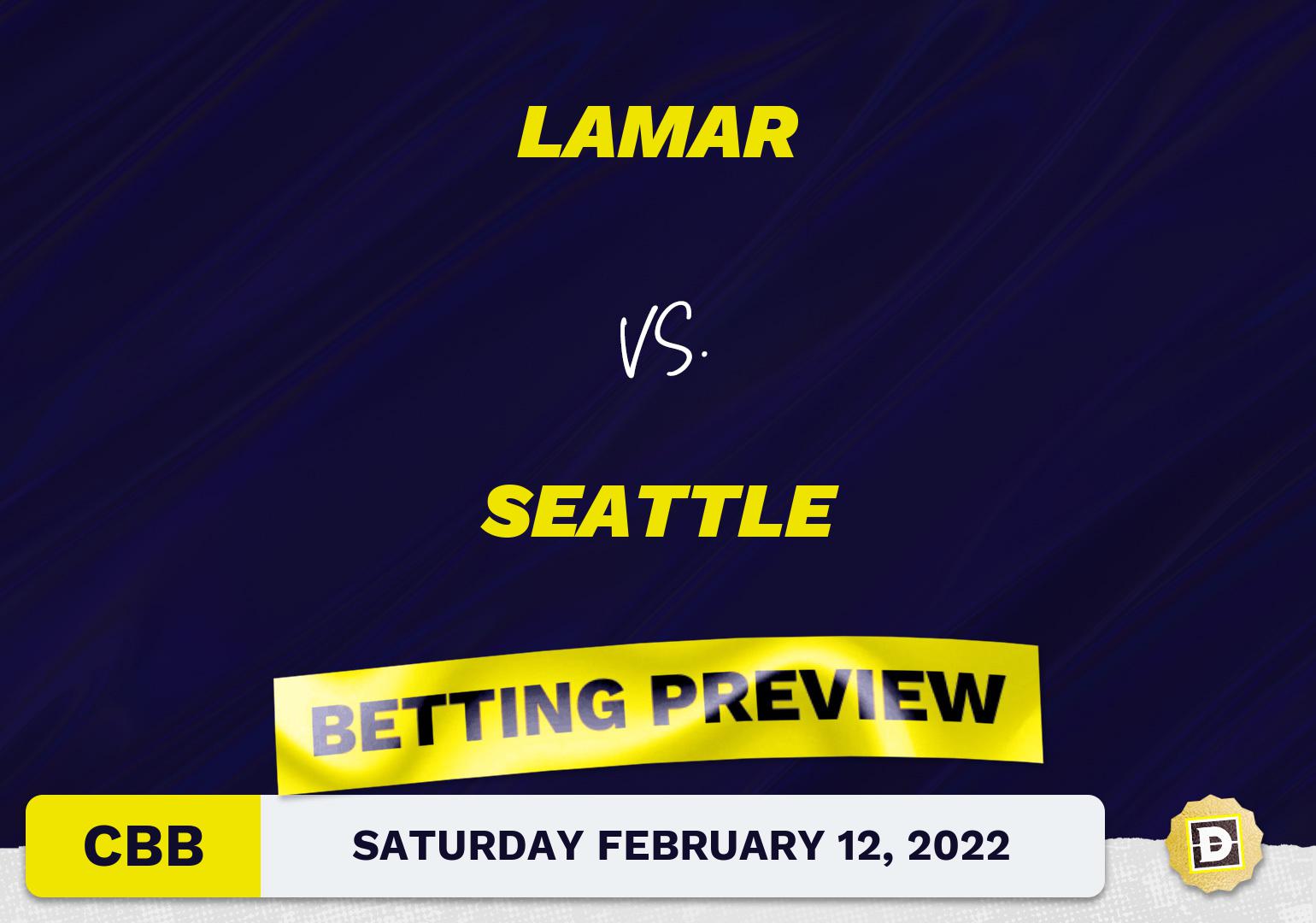 Lamar vs. Seattle CBB Predictions and Odds - Feb 12, 2022