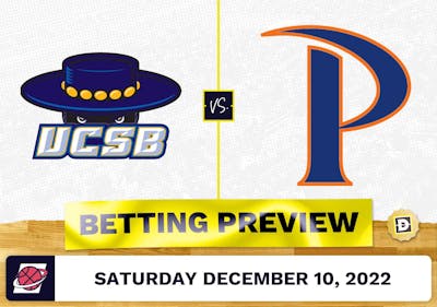 UC Santa Barbara vs. Pepperdine CBB Prediction and Odds - Dec 10, 2022