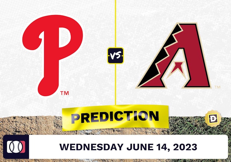 Phillies vs. Diamondbacks Prediction for MLB Wednesday [6/14/2023]