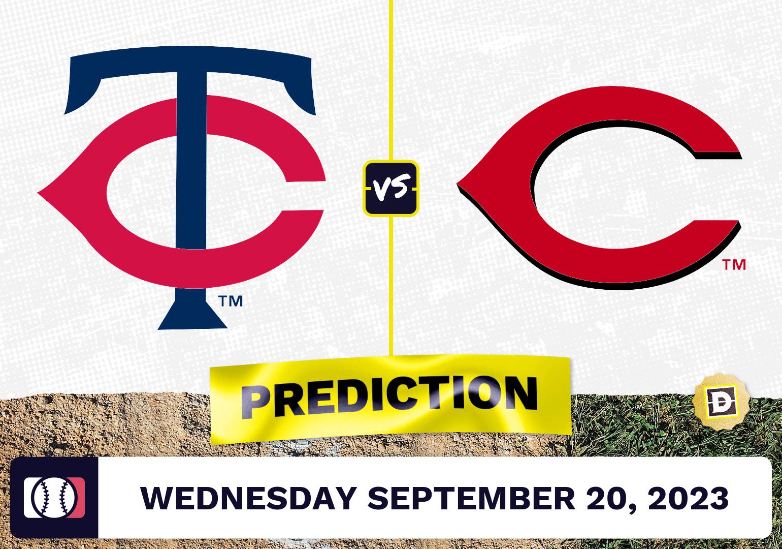 Twins vs. Reds Prediction for MLB Wednesday [9/20/2023]