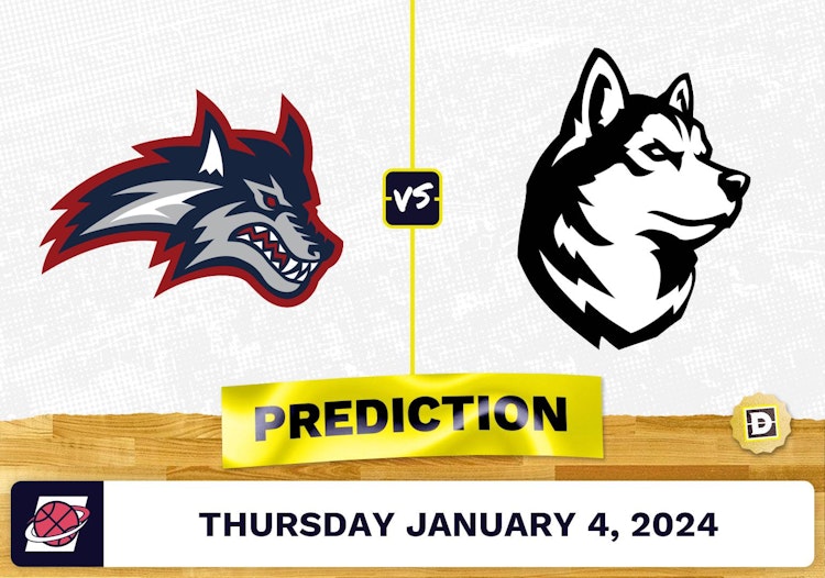 Stony Brook vs. Northeastern Prediction, Odds, College Basketball Picks  [1/4/2024]