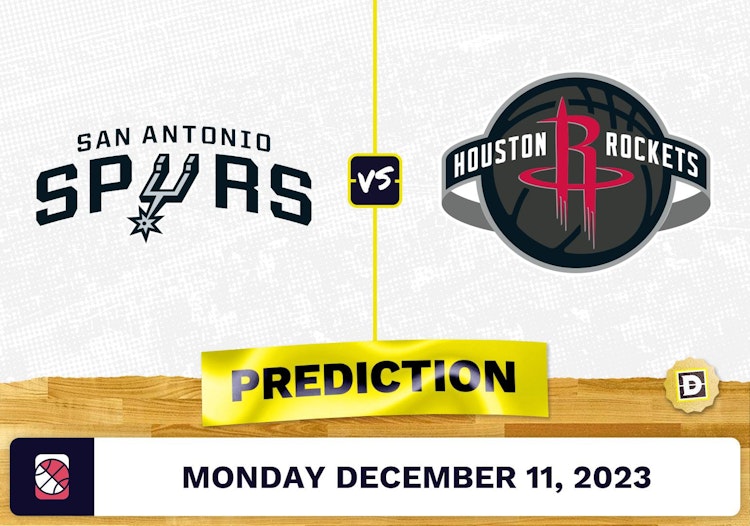 San Antonio Spurs vs. Houston Rockets: Prediction, Odds, Picks for NBA Monday [12/11/2023]