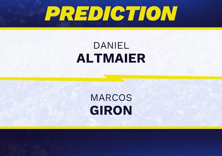 Daniel Altmaier vs Marcos Giron Tennis Prediction.
