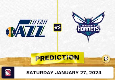 Utah Jazz vs. Charlotte Hornets Prediction, Odds, NBA Picks [1/27/2024]