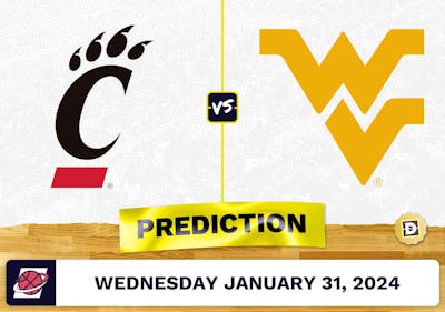Cincinnati vs. West Virginia Prediction, Odds, College Basketball Picks [1/31/2024]