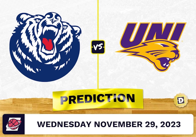 Belmont Belmont vs. Northern Iowa Northern Iowa Basketball Prediction - November 29, 2023