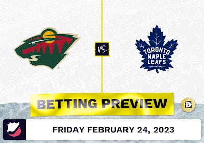 Wild vs. Maple Leafs Prediction and Odds - Feb 24, 2023