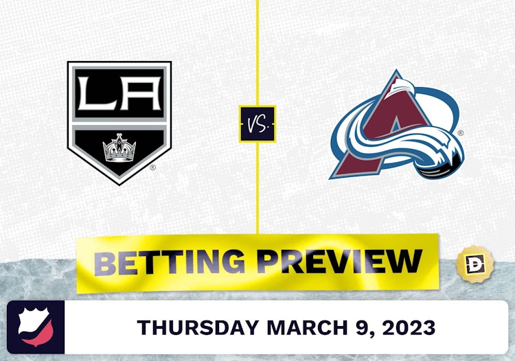 Kings vs. Avalanche Prediction and Odds - Mar 9, 2023