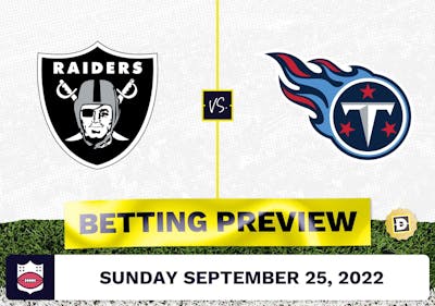 Raiders vs. Titans Week 3 Prediction and Odds - Sep 25, 2022