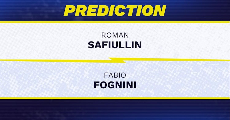 Roman Safiullin vs Fabio Fognini Tennis Prediction.