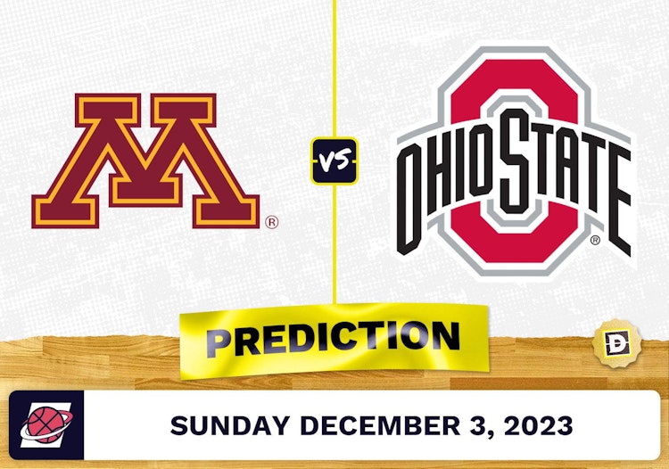 Minnesota vs. Ohio State Basketball Prediction - December 3, 2023