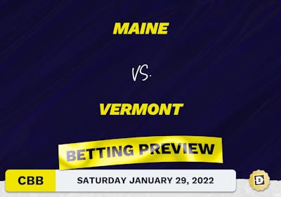 Maine vs. Vermont CBB Predictions and Odds - Jan 29, 2022