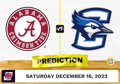 Alabama vs. Creighton Prediction, Odds, Picks for College Basketball Saturday [12/16/2023]