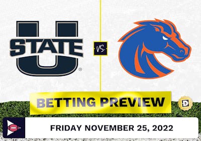 Utah State vs. Boise State CFB Prediction and Odds - Nov 25, 2022
