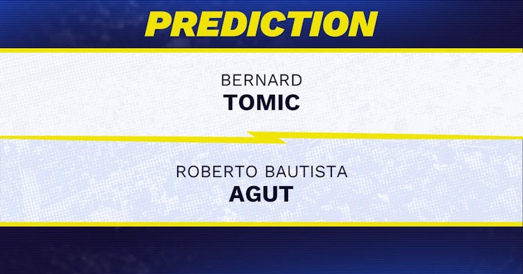 Bernard Tomic vs Roberto Bautista Agut Tennis Prediction.