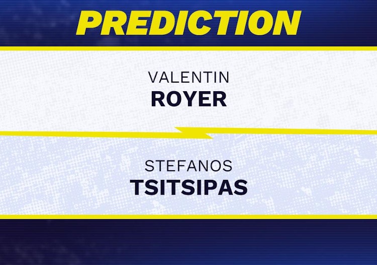 Valentin Royer vs Stefanos Tsitsipas Tennis Prediction.