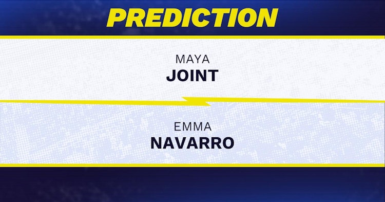 Maya Joint vs Emma Navarro Tennis Prediction.