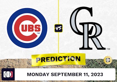 Cubs vs. Rockies Prediction for MLB Monday [9/11/2023]