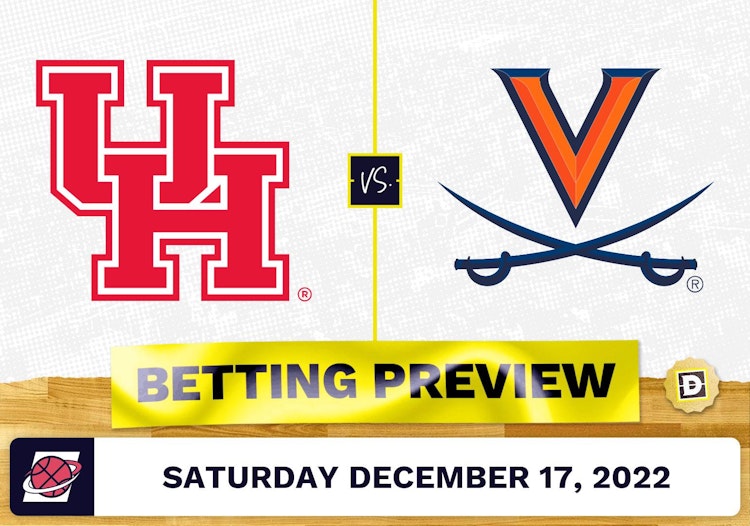 Houston vs. Virginia CBB Prediction and Odds - Dec 17, 2022