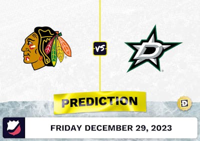 Chicago Blackhawks vs. Dallas Stars Prediction, Odds, NHL Picks  [12/29/2023]