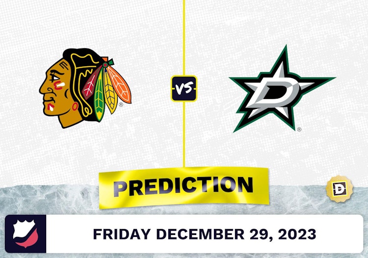 Chicago Blackhawks vs. Dallas Stars Prediction, Odds, NHL Picks  [12/29/2023]