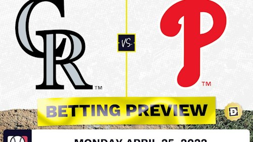 Rockies vs. Phillies Prediction and Odds - Apr 25, 2022